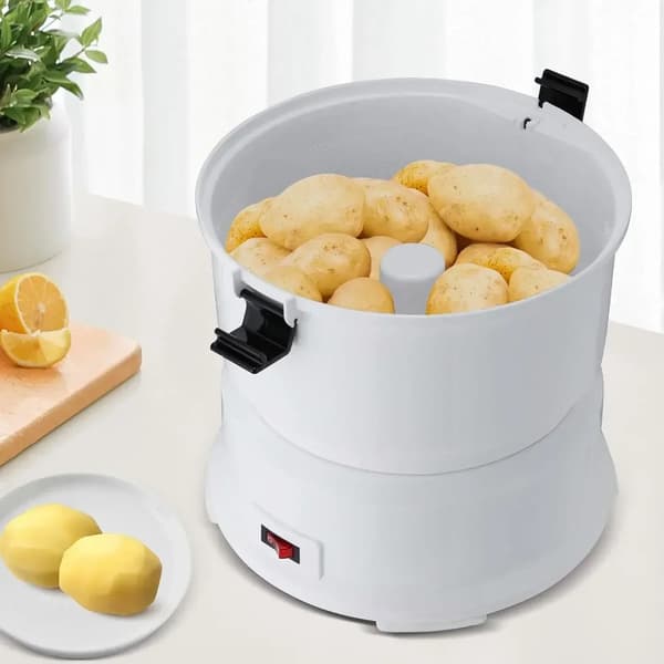 Potatisskalare, Automatisk Drift, Kompakt Design,VIT