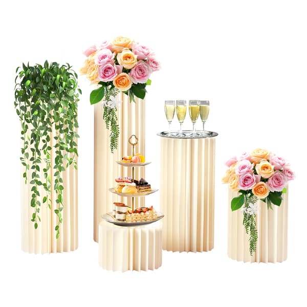 Centerpiece Vaser, Foldbart Design, Moderne Stil,HVID