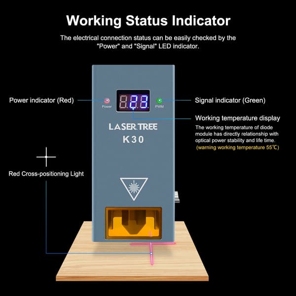 Laser Modul, Hög Effekt, Dubbel Fläkt Kylning,LT-K30, EU