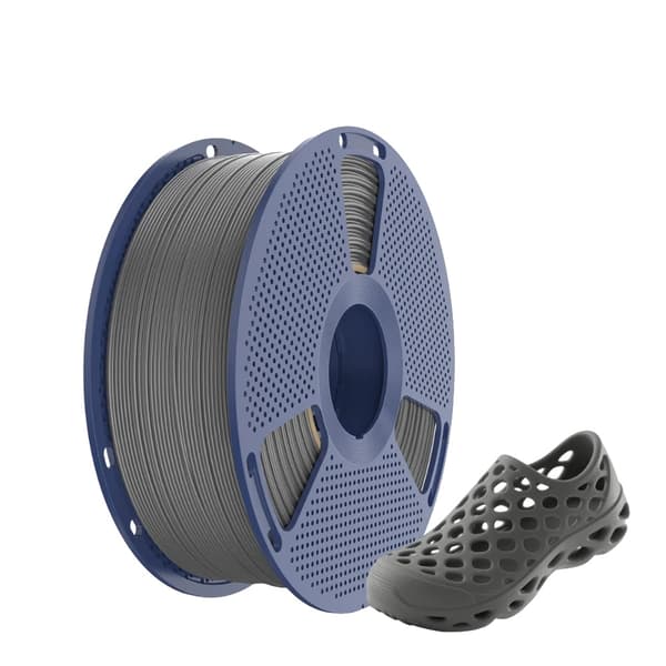 3D-printer filament, høj elasticitet, nem at bruge,Grå