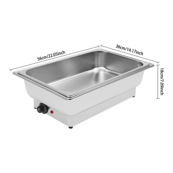 Madvarmer, 304 rustfrit stål, elektrisk opvarmningssystem,13.5L