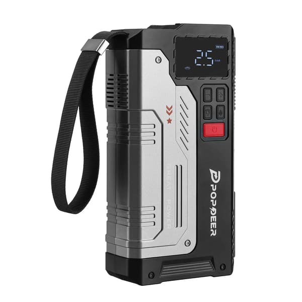Bärbar bilstartare, 20000mAh, luftkompressor,PD-JA1