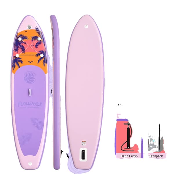 Stand Up Paddle Board, Uppblåsbart Design, Halkfri Yta,SUPFW55C(335*84*15CM)