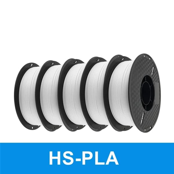 3D-printer filament, høj hastighed, assorterede farver,HS-PLA Hvid 5kg