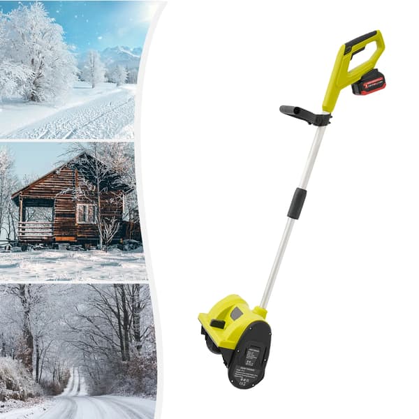 Snöslunga, Sladdlös Drift, Hög Prestanda,GUL, Elektrisk