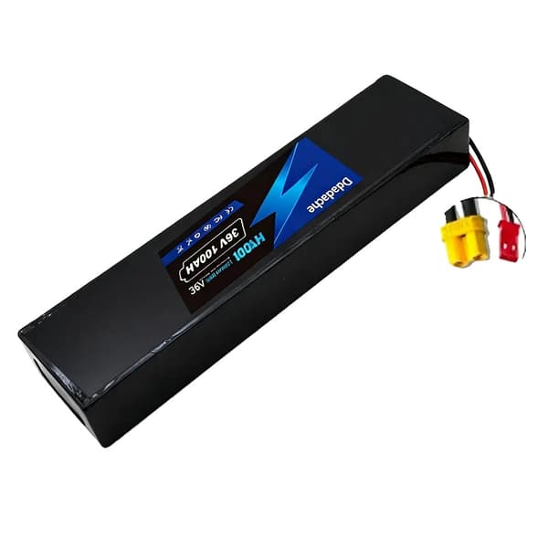 Litiumjonbatteripack, 36V, 100000mAh kapacitet, XT30-JST