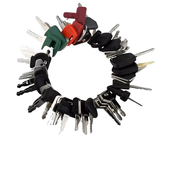 Tung Utrustning Nyckelset, 42 Nycklar, Hållbar Zinklegering,42pcs