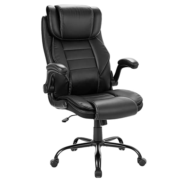Kontorstol, Justerbar Højde, Ergonomisk Design,sort