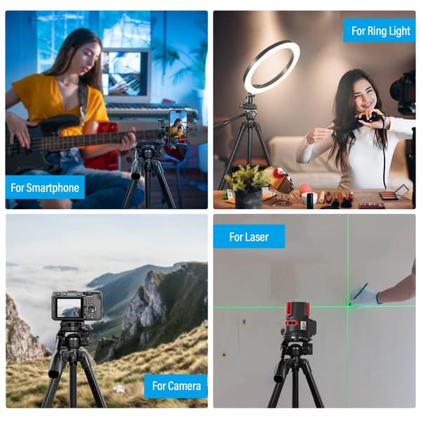 Bordstativ, Lätt design, 360° panoramaskott,Phantom-T180