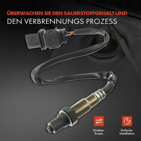 Oxygen Sensor, Holdbar Konstruktion, Forbedret Motor Effektivitet,1 PCS