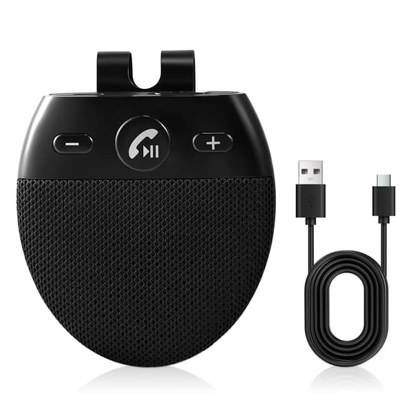 Bluetooth Bilkit, Bullerdämpning, Stöd för Dubbel Enhet,svart