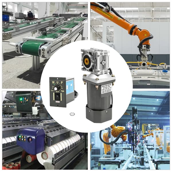 Ormgear Motor, Hastighedscontroller, Industriel Kvalitet,GRÅ