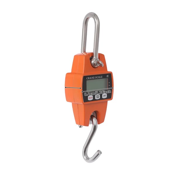 Digital kranvåg, hög precision, hållbar konstruktion, Orange