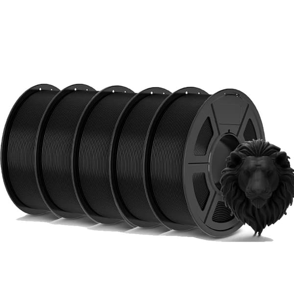 3D-printer filament, PLA-material, 1,75 mm diameter,PLA 5BK