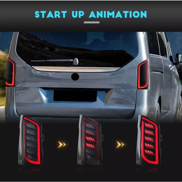 Baglygtesamling, LED-belysning, Plug and Play-installation,par