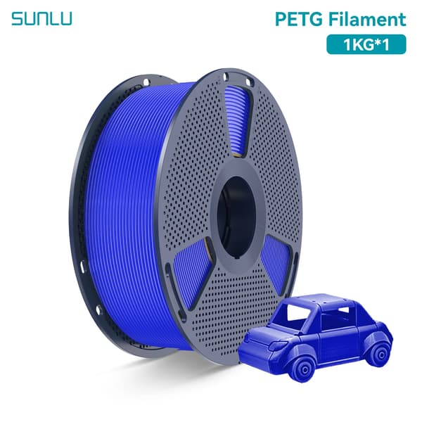 3D-skrivarfilament, 1,75 mm diameter, hög transparens,PETG-BLÅ