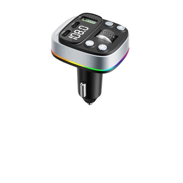FM-sändare, Bluetooth 5.4, Snabbladdning,GZ08