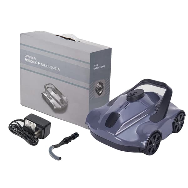 Robot Pool Cleaner, Trådløs Design, Effektiv Automatisk Rengøring,sort