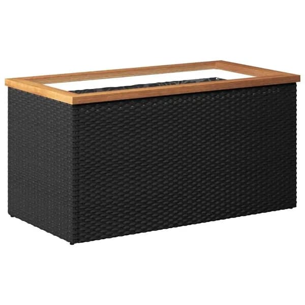 Blomsterkrukke, Holdbar Plastik, Moderne Design,Sort