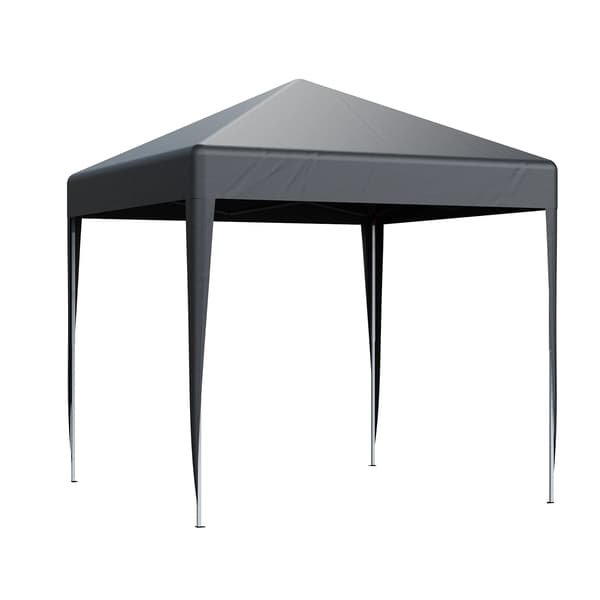 Paviljong, Vattentät, Justerbar Höjd,Grå 2X2M