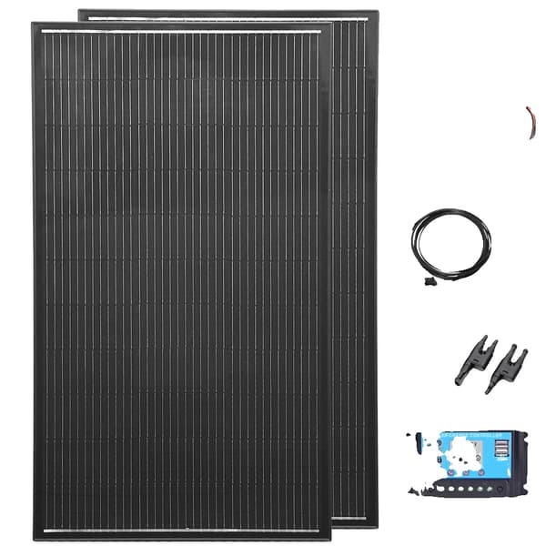 Solpanel, Høj Effektivitet, Holdbart Design,12V24V 400W kit