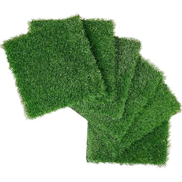 Konstgräsmattor, Sammanlänkande Design, 36 Pack,Grön-36 st