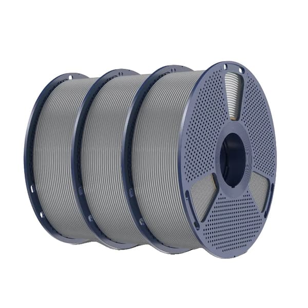 3D Filament, ABS Material, Kompatibel med FDM-printere,Grå 3KG