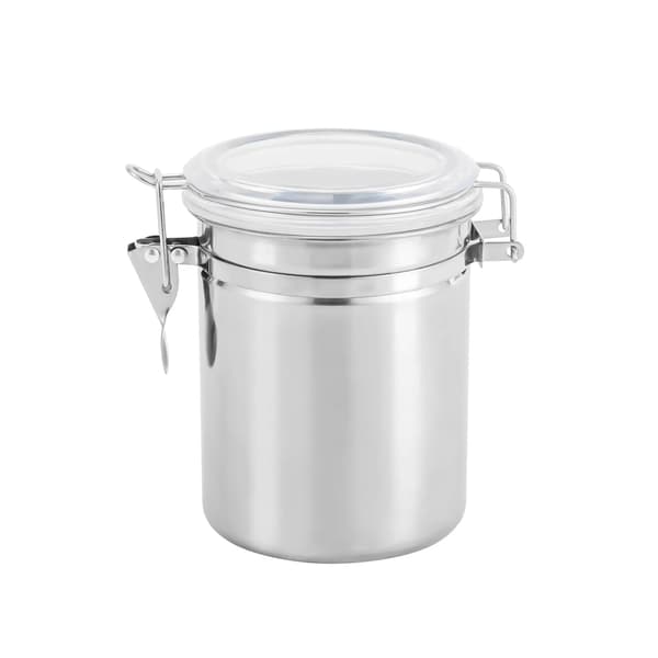 Förvaringsburkar, Rostfritt Stål, Stapelbar Design,Silver