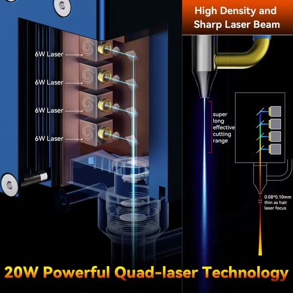 Lasergravyr, Luftassistanssystem, Avancerad Kontrollteknik,SCULPFUN S30 Pro Max, EU