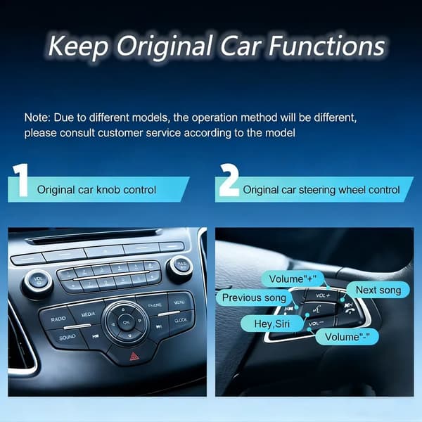 CarPlay och Android Auto Dekoder, Trådlös Anslutning, Stöd för Flera Enheter,För Ford Sync 2