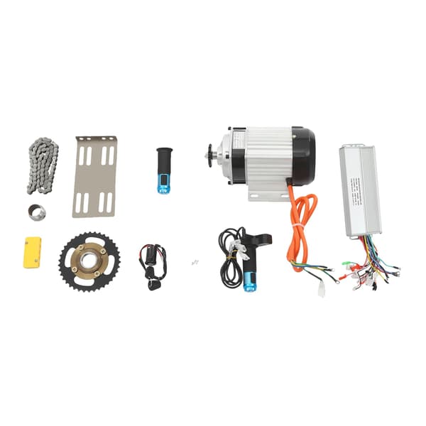 Elektrisk Cykel Motor Kit, 48V DC, 1000W Effekt,sort