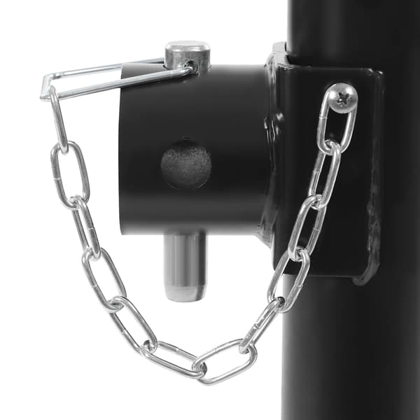 Trailer Jack, Höjdjusterbar, Hög Lastkapacitet,svart