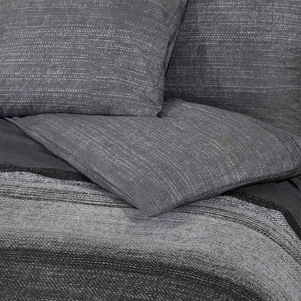 Sängkläder, Mjuk Bomullsmaterial, Elegant Linne Stil,Gris