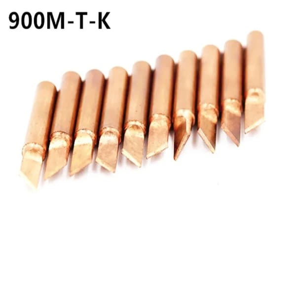 Loddekolbe Spids, Kobbermateriale, Blyfri Design,10PCS 2.4D
