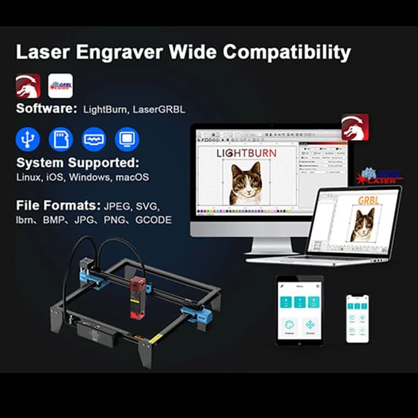Lasergravyr, Precision Skärning, Användarvänlig Drift,TTS-10 pro