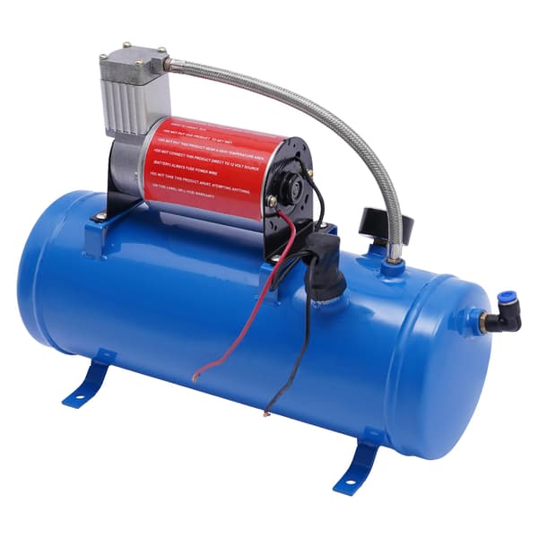 Luftkompressor Pump, Automatisk Avstängning, Bärbar Design,Blå