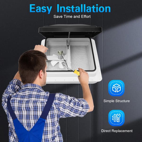 Takventilationsfönster, Myggnät, Hållbar Design,VIT