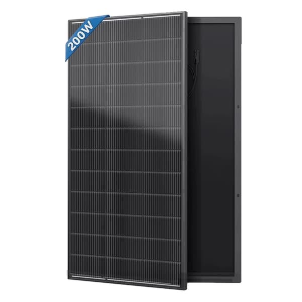 Solpanel, Hög Effektivitet 25,5%, Hållbar Materialdesign,200W 1Pcs