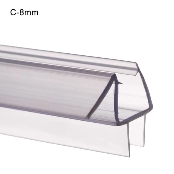 Duschskärmsskydd, Hållbart PVC-material, Lätt installation,C-8mm