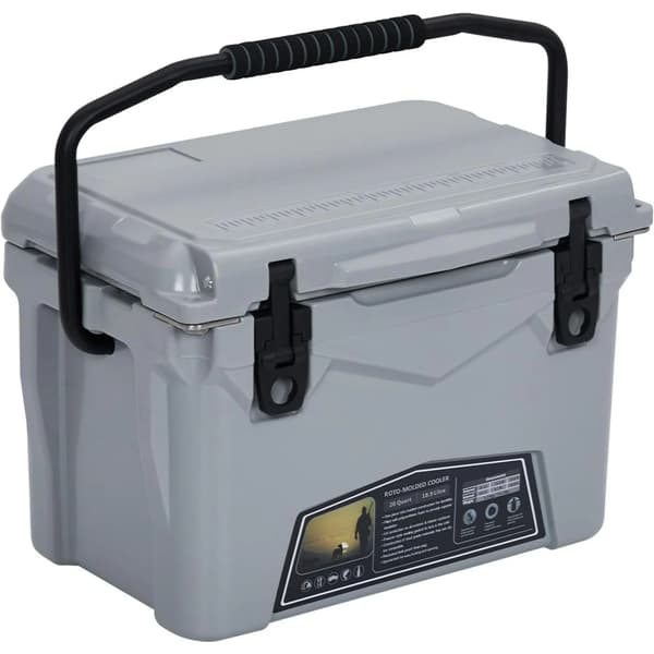 Cool Box, 20-liters kapacitet, stødresistent design,Grå