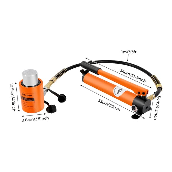 Hydraulikpumpkit, 70MPa Tryck, 20T Kapacitet,Orange