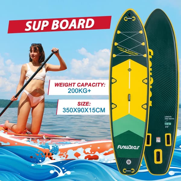 Paddleboard, Uppblåsbart Design, Hög Lastkapacitet,SUPFW43A