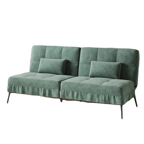 Sofa Seng, Multifunktionelt Design, Minimalistisk Stil,lys grøn