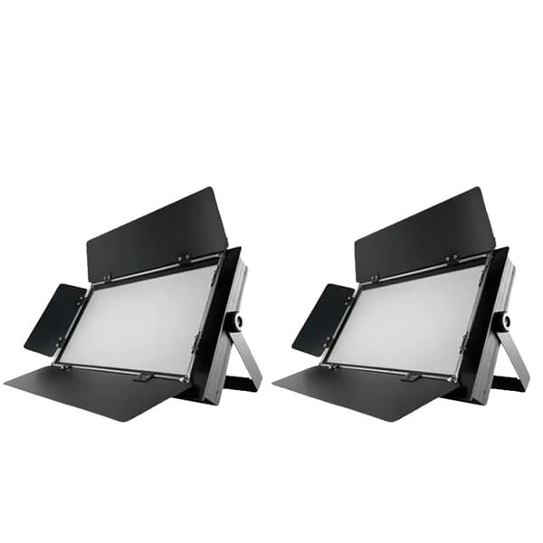 Fresnel LED Lys, Justerbar Lysstrøm, DMX512 Kompatibel,2PCS