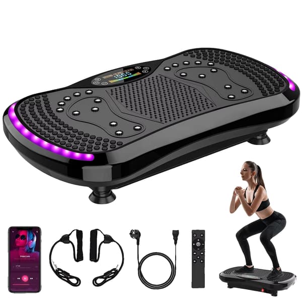 Vibrationsplatta, 99 hastighetsnivåer, Bluetooth-högtalare,B