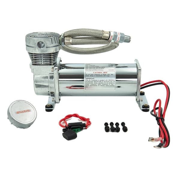 Luftfjädringskompressor, 200 PSI Max Tryck, Universell Passform,14ASC Silver