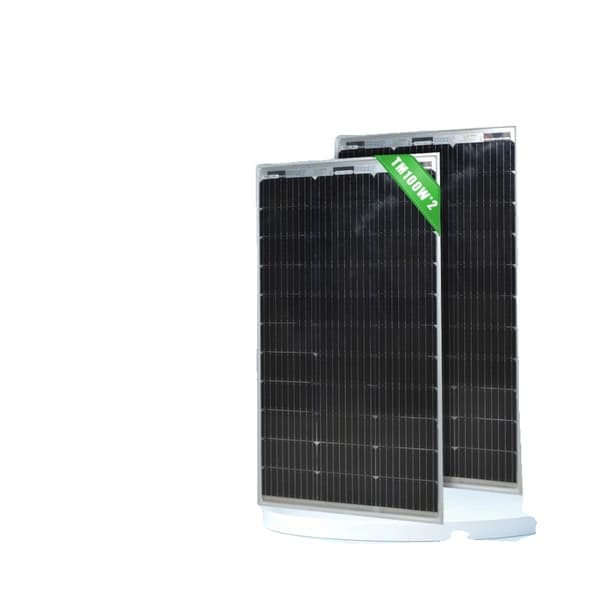 Bifacial Solpanel, Monokrystallinsk, Ideel til 12V Batterisystemer,2PCS  120W