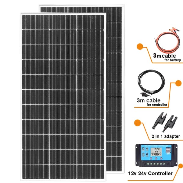 Solpanel, Letvægtsdesign, Flere Anvendelsesmuligheder,12V 240W solarkit