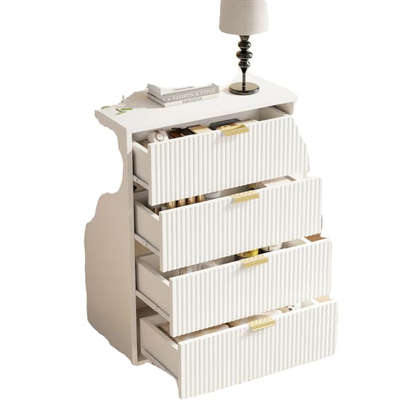 Kommode, Moderne Minimalistisk Design, God Opbevaringsplads,Hvid