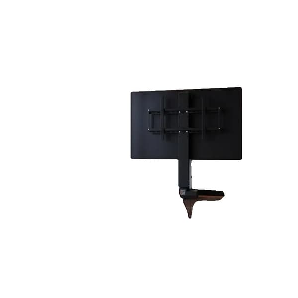 TV-ställ, Höjdjusterbart, Stabil Design, svart